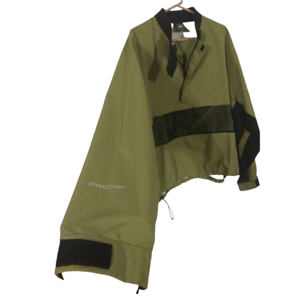 Pac Tech Unisex Windbreaker Jacket Pacific Trails Unisex Green Black w. Mesh XXL - Picture 5 of 9